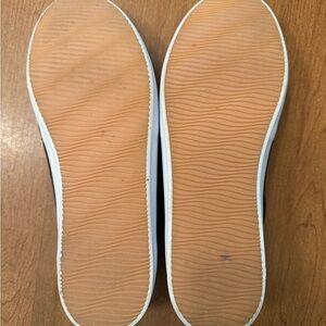 MJNY by Mark Joseph women’s leather navy slip-on sneakers